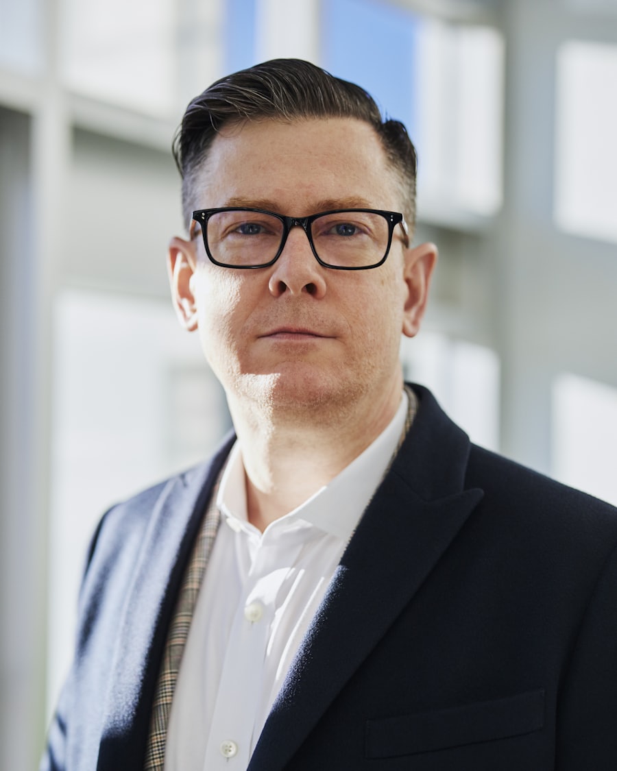 Senior legal counsel at Lex infoflowhub Advisory in a modern office