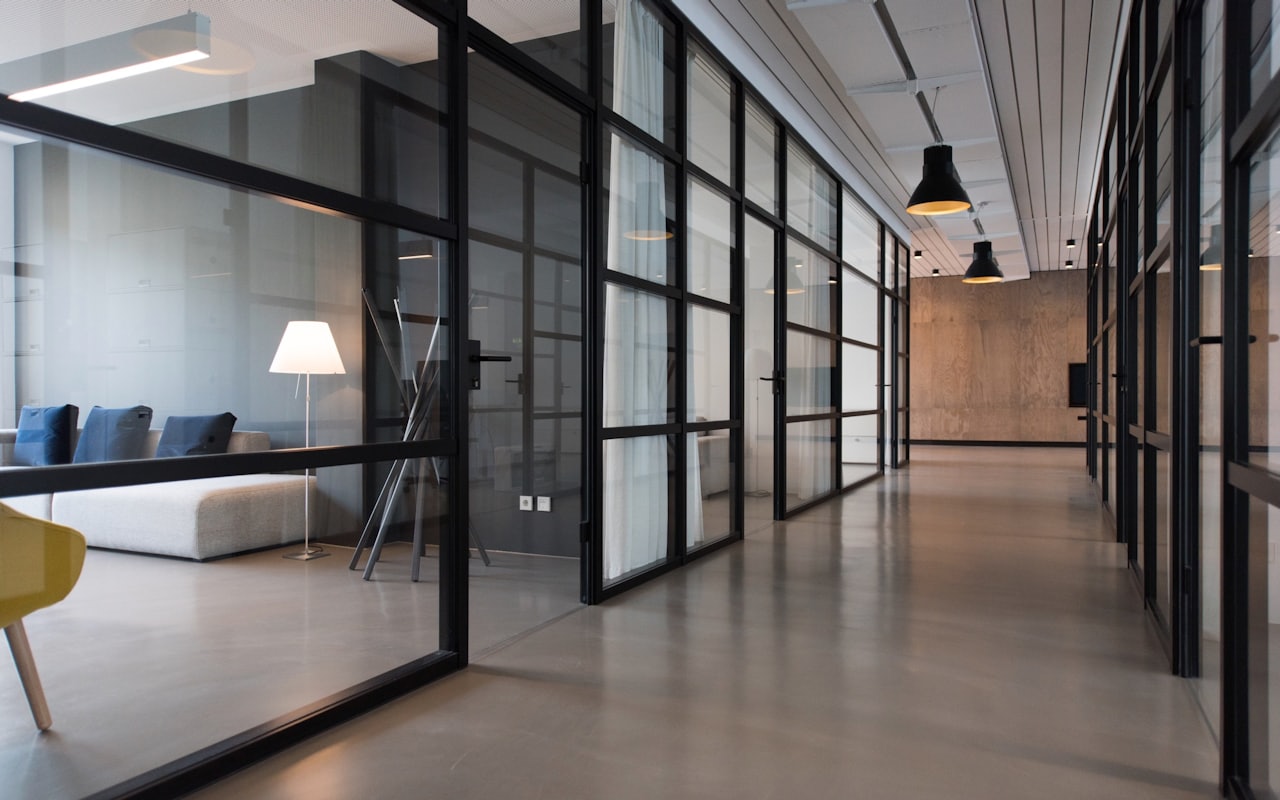 Elegant reception area at the Lex infoflowhub Advisory office in Nagpur